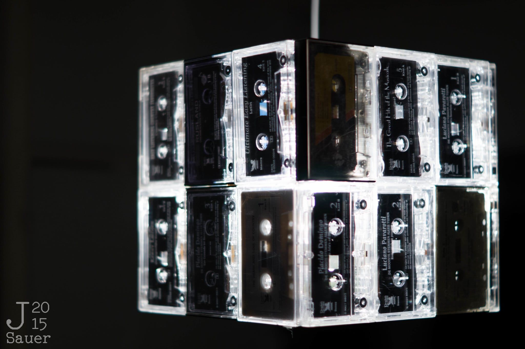 Retro cassettes lampenkap