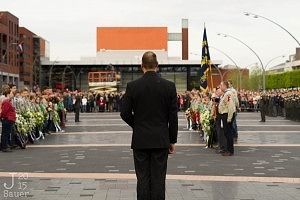 trompettist dodenherdenking Dronten 2015