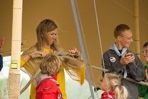 Opening Scoutinglandgoed Zeewolde Hare Majesteit Koningin Máxima