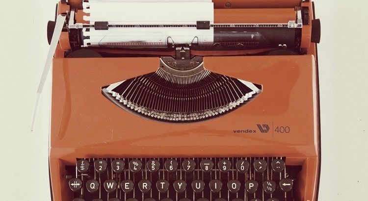 Tekstbureau 't Kofschaap retro typmachine lomo