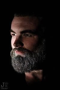 Glitter beard