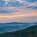 Zonsopkomst Wasserfall Duitsland