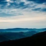 Zonsopkomst Wasserfall Duitsland